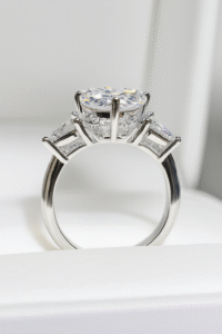 2 Carats Moissanite 925 Silver Ring