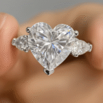 2 Carats Moissanite 925 Silver Ring - Image 2