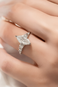 3 Carats Heart Shape Moissanite Ring for Women 925 Sterling Silver