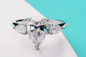 3 Carats Moissanite 925 Silver Ring - Image 3