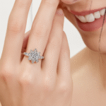 3 Carats Moissanite 925 Silver Ring - Image 2