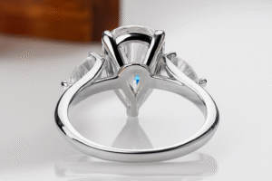2 Carats Moissanite 925 Silver Ring - Image 2