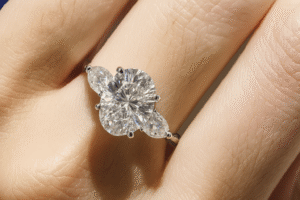 2 Carats Marquise 925 Sterling Silver Moissanite Rings - Image 3