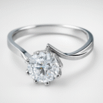 3 Carats Marquise Cut Moissanite 925 Silver Double Row Ring