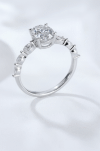 3 Carats Moissanite 925 Silver Ring