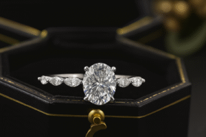 3 Carats Moissanite 925 Silver Ring - Image 2