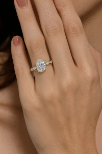 3 Carats Moissanite 925 Silver Ring - Image 3