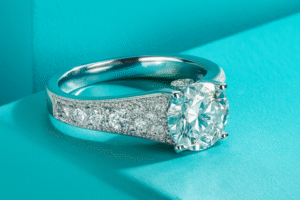 3 Carats  Horse Eye Moissanite 925 Silver Moissanite Ring