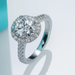 3 Carats Moissanite 925 Silver Moissanite Ring - Image 4