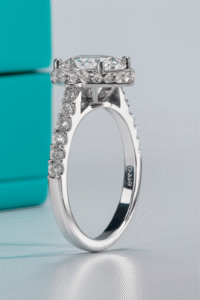 3 Carats Moissanite 925 Silver Moissanite Ring - Image 3