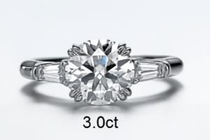 2 Carat Moissanite Halo 925 Sterling Silver Ring - Image 2