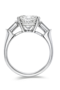 2 Carat Moissanite Halo 925 Sterling Silver Ring - Image 5