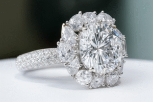 3 Carats Moissanite 925 Silver Ring - Image 2