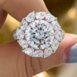 3 Carats Moissanite 925 Silver Ring