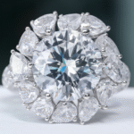 3 Carats Moissanite 925 Silver Ring - Image 3