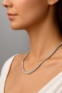 Large Moissanite Necklace