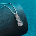 Silver Moissanite Necklace - Image 3