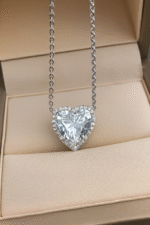 Silver Moissanite Necklace - Image 5