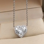 Silver Moissanite Necklace - Image 3